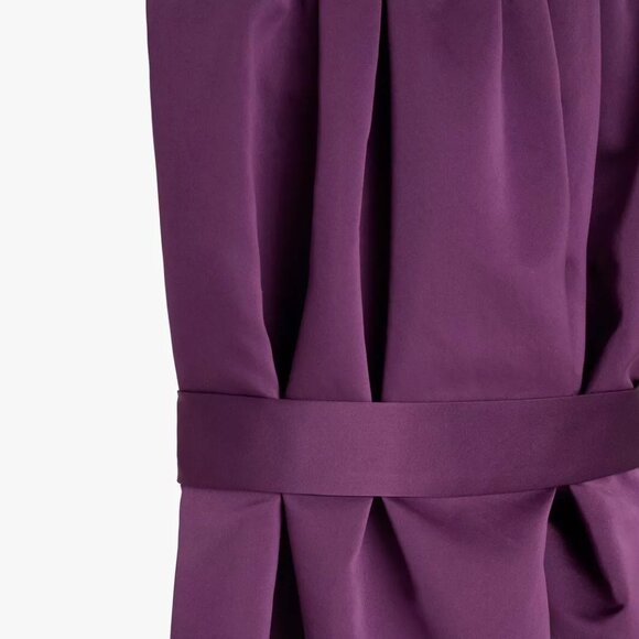 ZARA WOMAN NWT FW23 STRAPLESS PANELLED DRESS LIMITED EDITION AUBERGINE 8248/754 - Picture 11 of 16